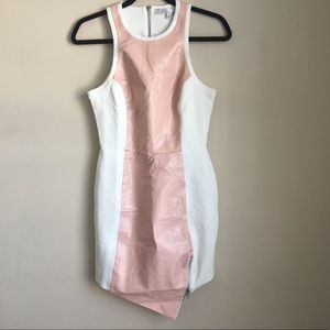 Lovers & Friends Snake Print Asymmetrical Dress